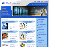 Tablet Screenshot of blueapplesystems.com